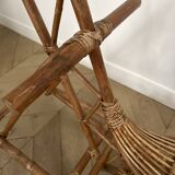 Rattan rocking horse