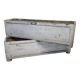 Pair of vintage concrete planters "Chanal Paris", 90 cm