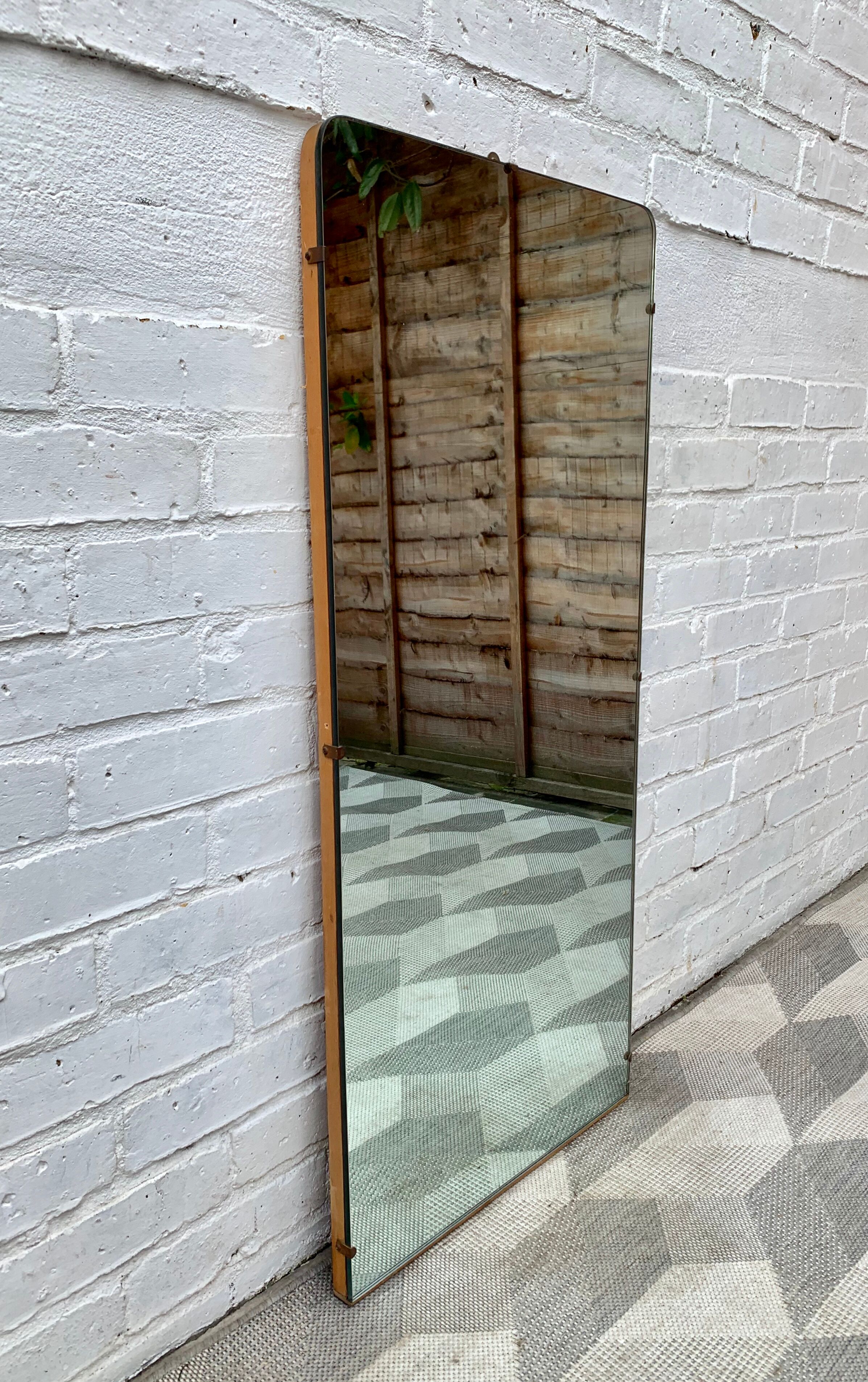 Vintage dressing wall mirror, 46x105cm