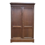 Armoire formant cartonnier en chêne massif 1900