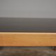Coffee table with smoked glass top, 1980s