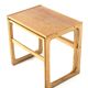 Ensemble de 2 tables gigognes en chêne - design danois - moderne du milieu du siècle