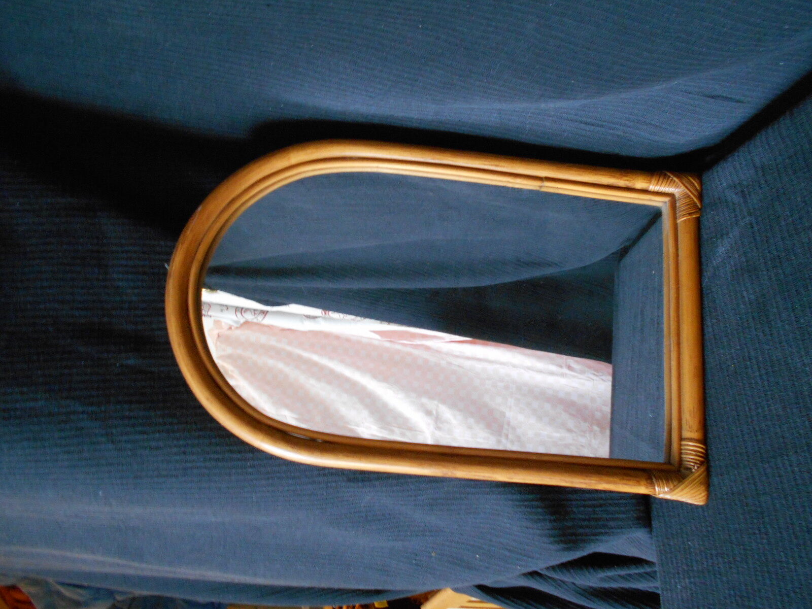 Rattan mirror, H55 x L35