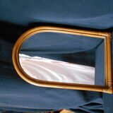 Rattan mirror, H55 x L35