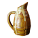 Antique pitcher jug signed Denbac n°437 in flamed stoneware, Art Deco period