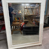 Wooden and bamboo mirror