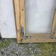 Old fir window with frame (one opening pane)