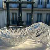Set of 2 beveled ramekins