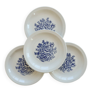 4 assiettes à dessert