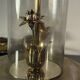 Lamp See Delmas glass and brass, vintage design
