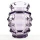 Art Deco vase, manganese crystal, Poland, 1930s