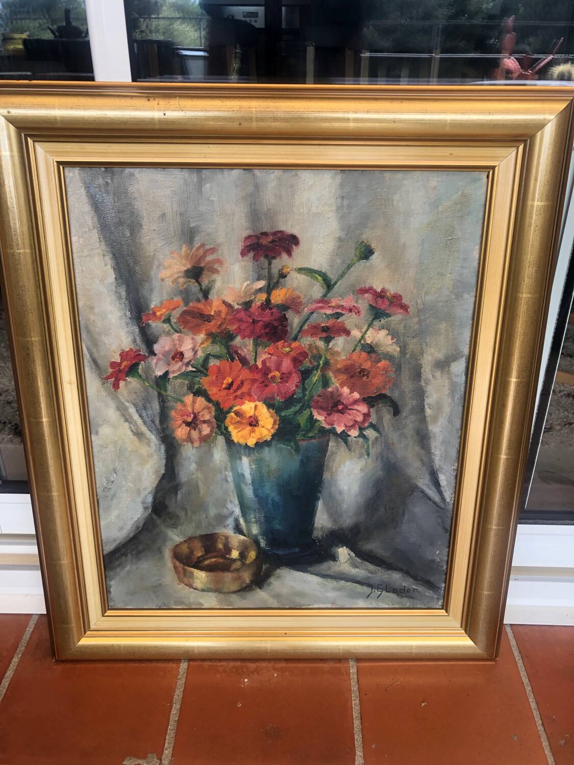 Antique signed painting