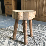 Wooden milking stool