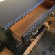 Black restyled vintage chest of drawers