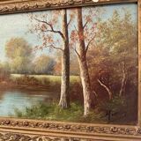 Oil on canvas Moriény