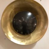Wall lamp in gold and bronze metal