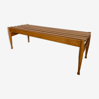 Slatted bench