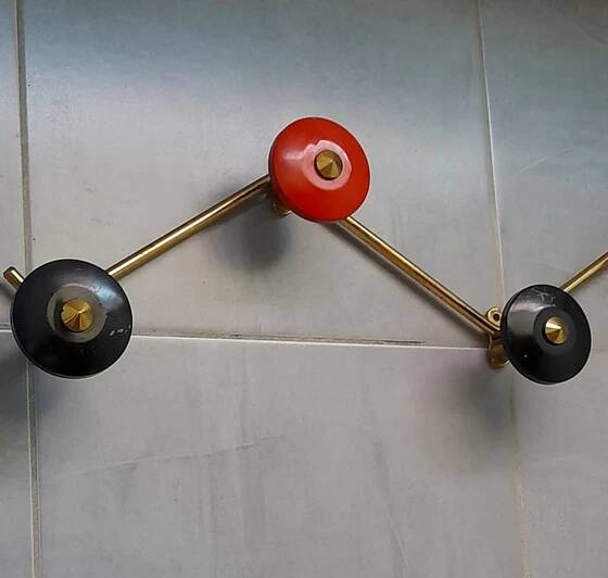 Zigzag Metal Coat Rack