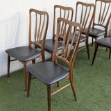 6 Danish chairs in rosewood "Ingrid" – Niels Koefoed