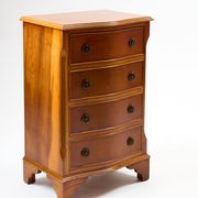 Original English cherry chest of drawers Burton Reproductions Limited