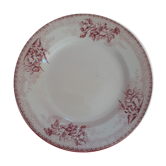 Plat ancien Terre de fer H.B. France