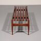 Walnut bench by Gio Ponti made by Fratelli Reguitti 1950