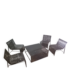 salon en fer forgé
