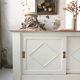 White sliding craft furniture