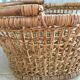 Panier en osier vintage