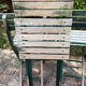 Lot of 5 vintage wooden folding chairs
