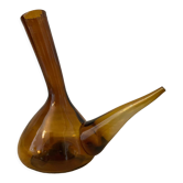 Wine decanter "Pourron" in blown glass 70s