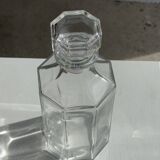 Octagonal glass carafe with stopper, Luminarc France brand