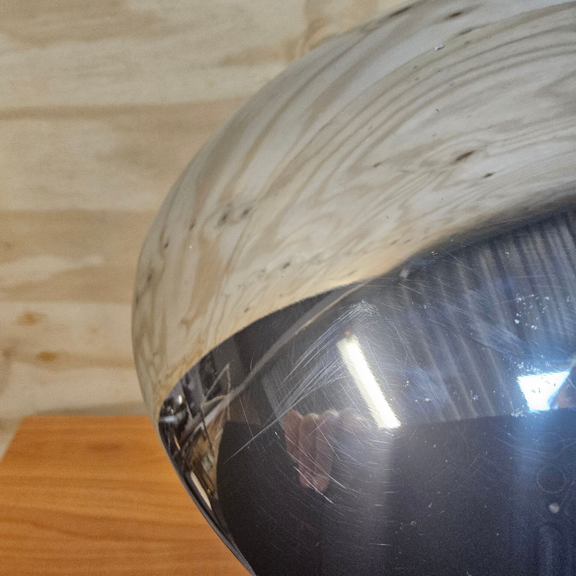 Vintage Ikea Mushroom Dakapo Bauhaus / Art Deco chrome lamp