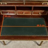 Rare Small Cylinder Desk and Showcase, Louis XVI style – Mid-19th century