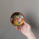 Handmade empty pocket bowl, hand-painted decor, vintage bowl, slow deco