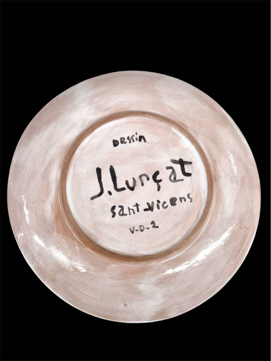Jean Lurçat Sant Vicens Plate