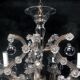 Old chandelier with 10-branch tassels
