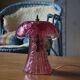 Lampe champignon en rosaline