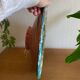 Large turquoise Moroccan dish