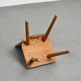 Set of 4 chairs model S28 by Pierre Chapo, France circa 1965.