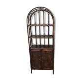 Shelf rattan library