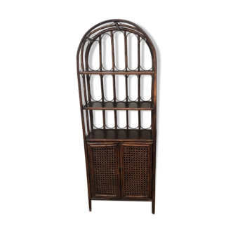 Shelf rattan library