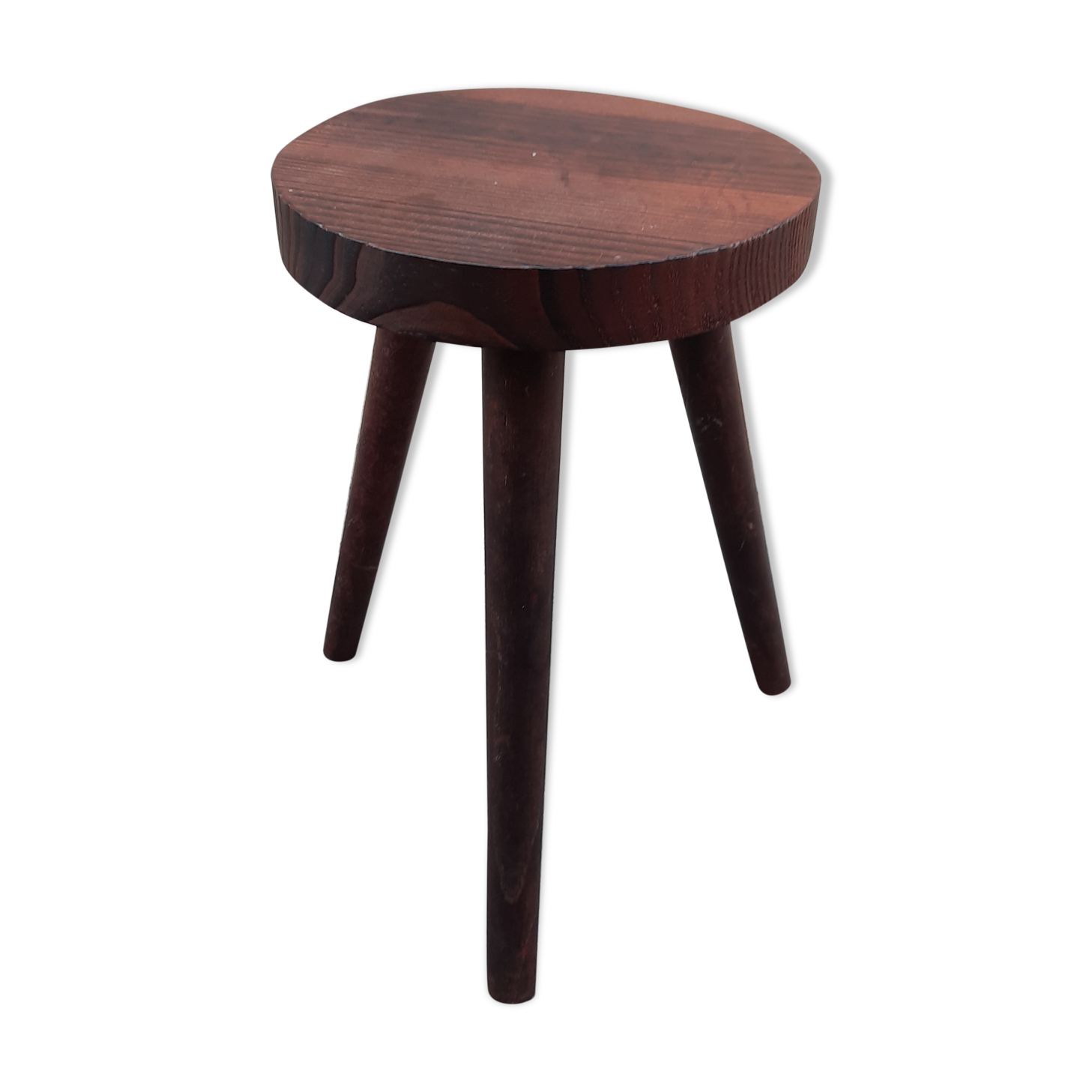 Wooden tripod stool