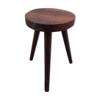 Wooden tripod stool