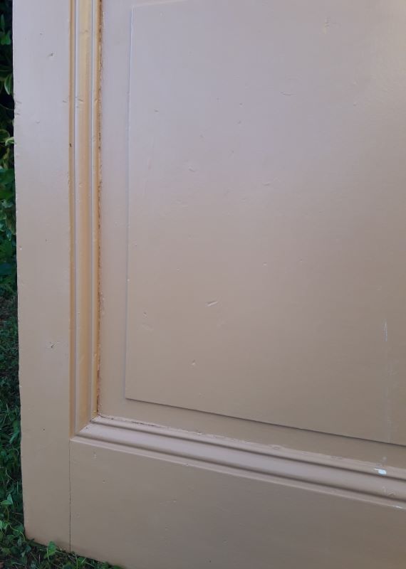 Communication door 199x82,8cm old molded