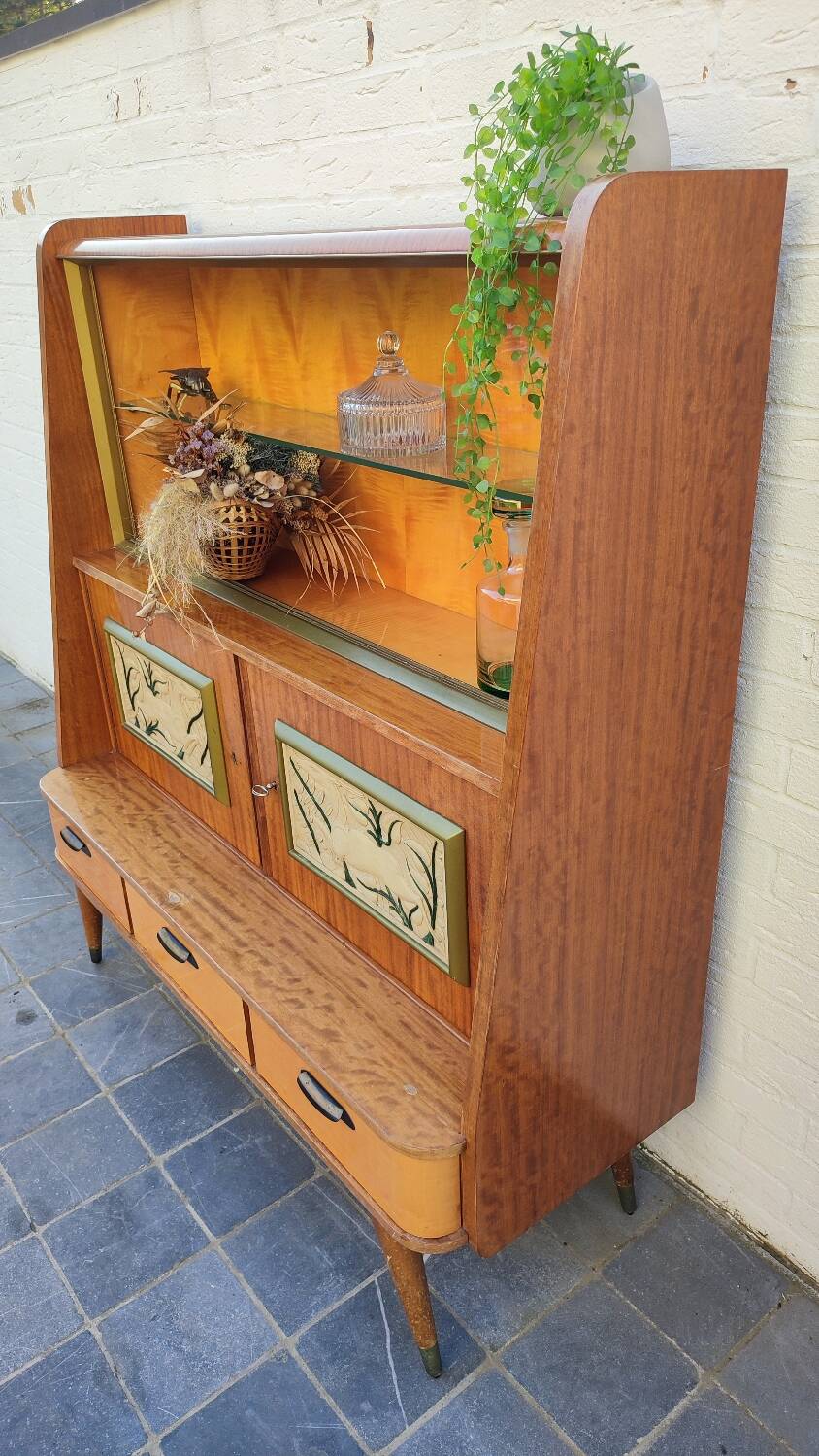 Meuble bar/ buffet/ vaisselier vintage 1960