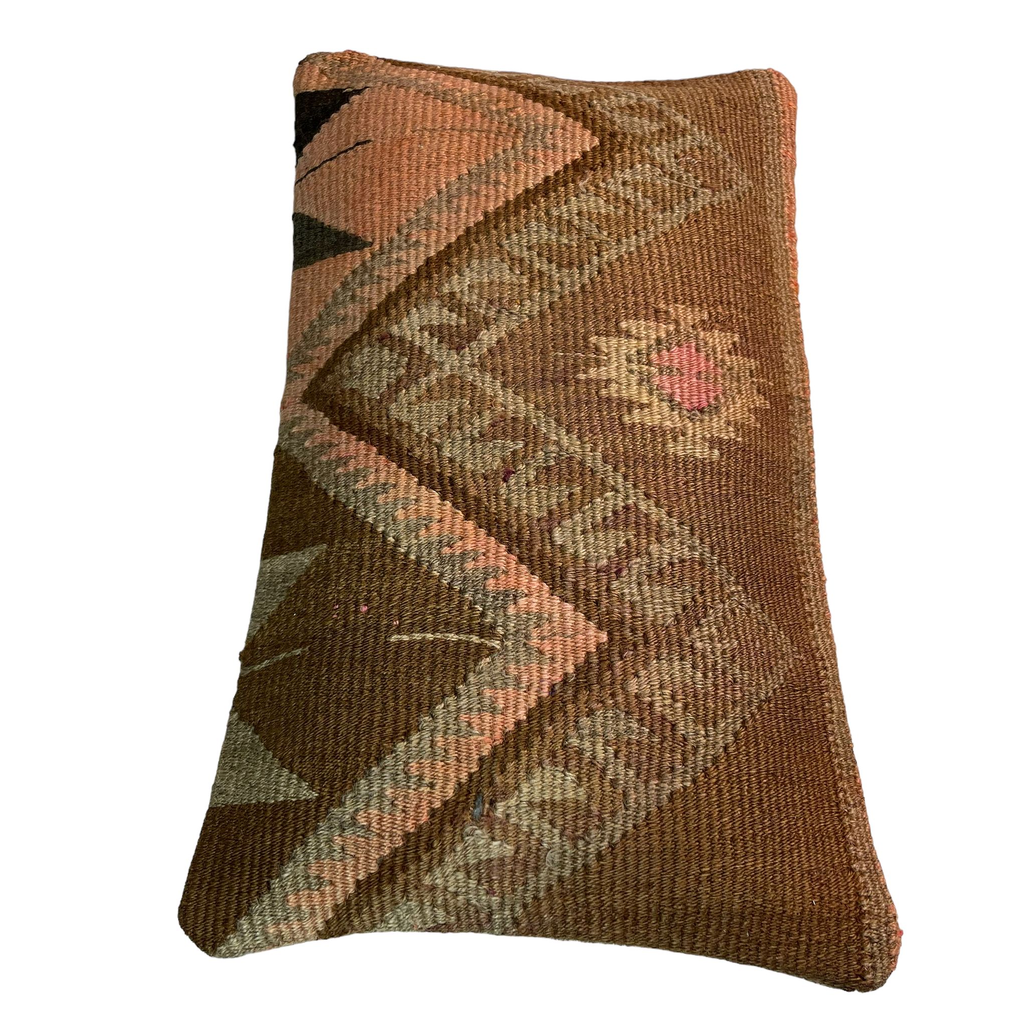 Housse de coussin vintage turque faite à la main, 30 x 50 cm