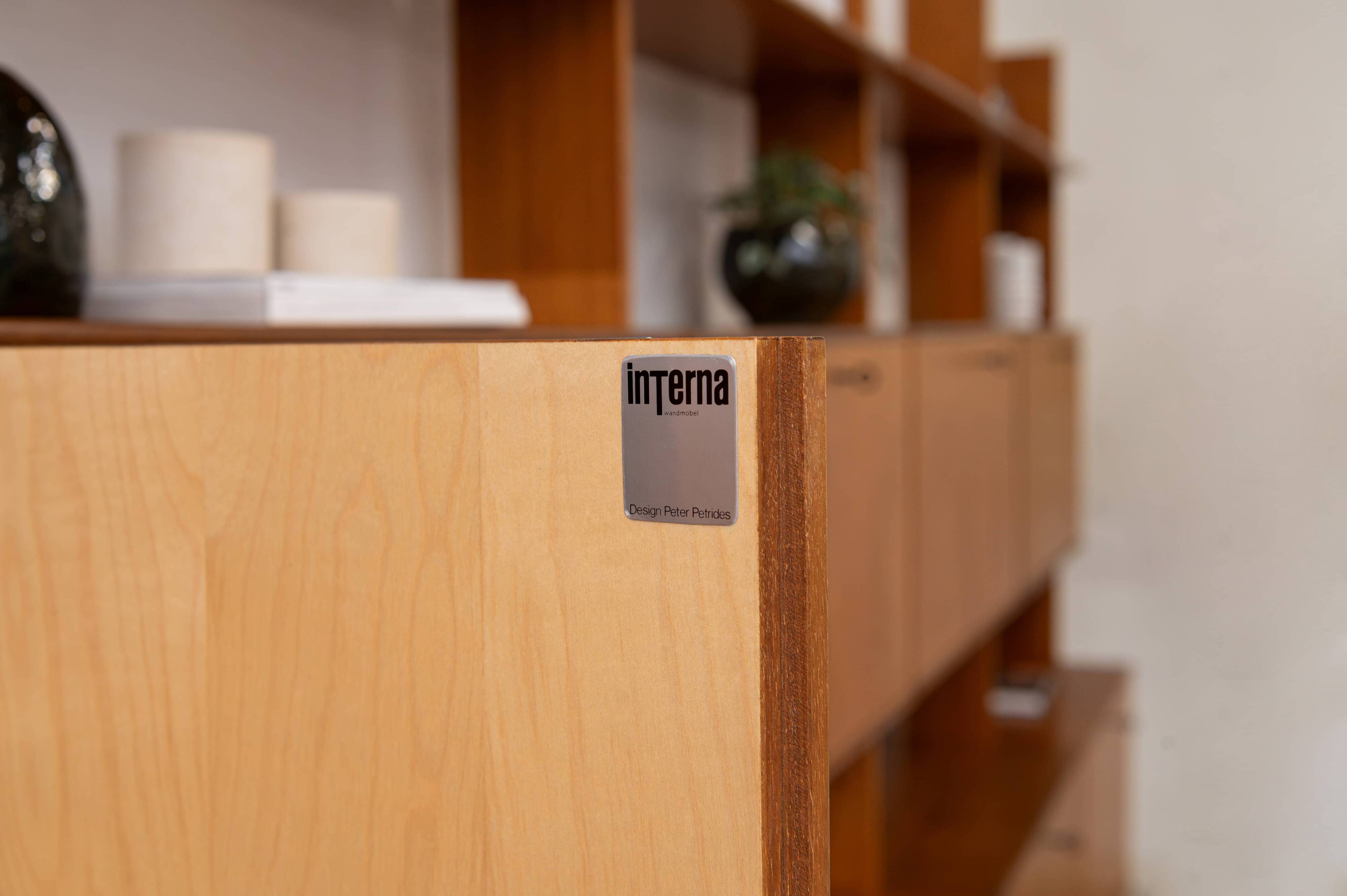 Modular Wall Unit by Peter Petrides for Interna Wandmöbelw