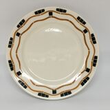 Set of 6 Vintage Flat Plates "Badonviller - Yvonne model"