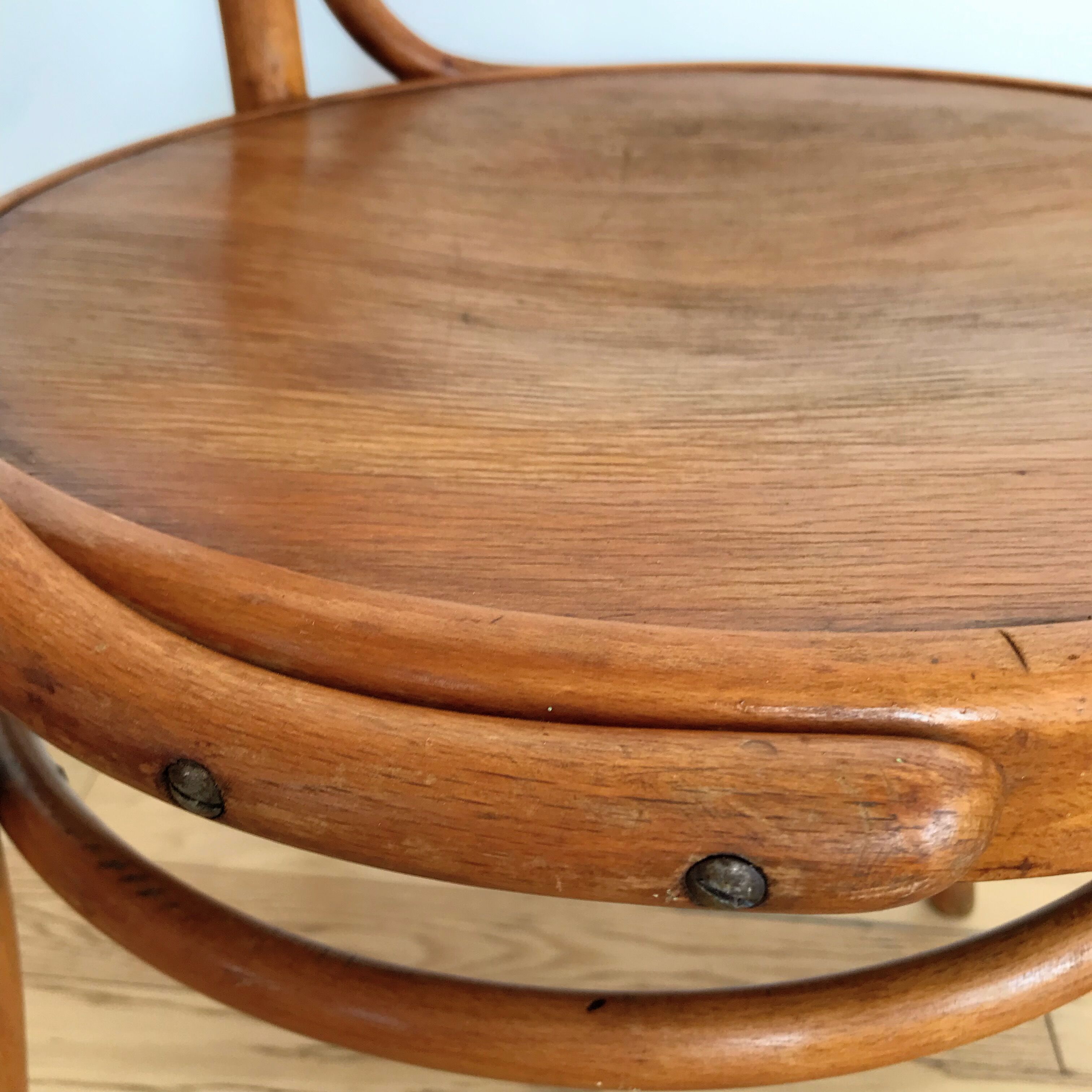 Thonet office chair in 1930s light beech